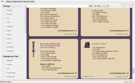 grim dawn item files.